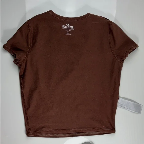 Hollister baby tee brown - Picture 6 of 8